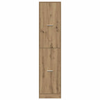 Armadietto da Farmacia Rovere 40x41x174,5 cm in Truciolato