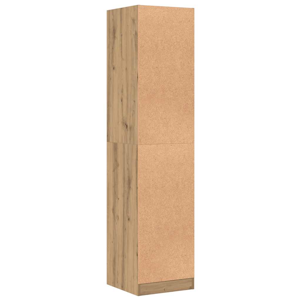 Armadietto da Farmacia Rovere 40x41x174,5 cm in Truciolato