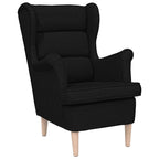 Poltrona Nera 74x84x100 cm in Tessuto