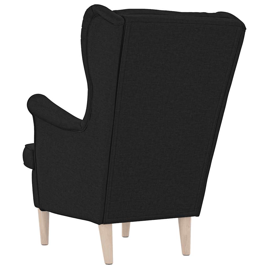 Poltrona Nera 74x84x100 cm in Tessuto