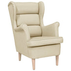 Poltrona Crema 74x84x100 cm in Tessuto