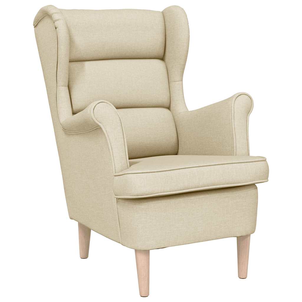 Poltrona Crema 74x84x100 cm in Tessuto