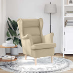 Poltrona Crema 74x84x100 cm in Tessuto