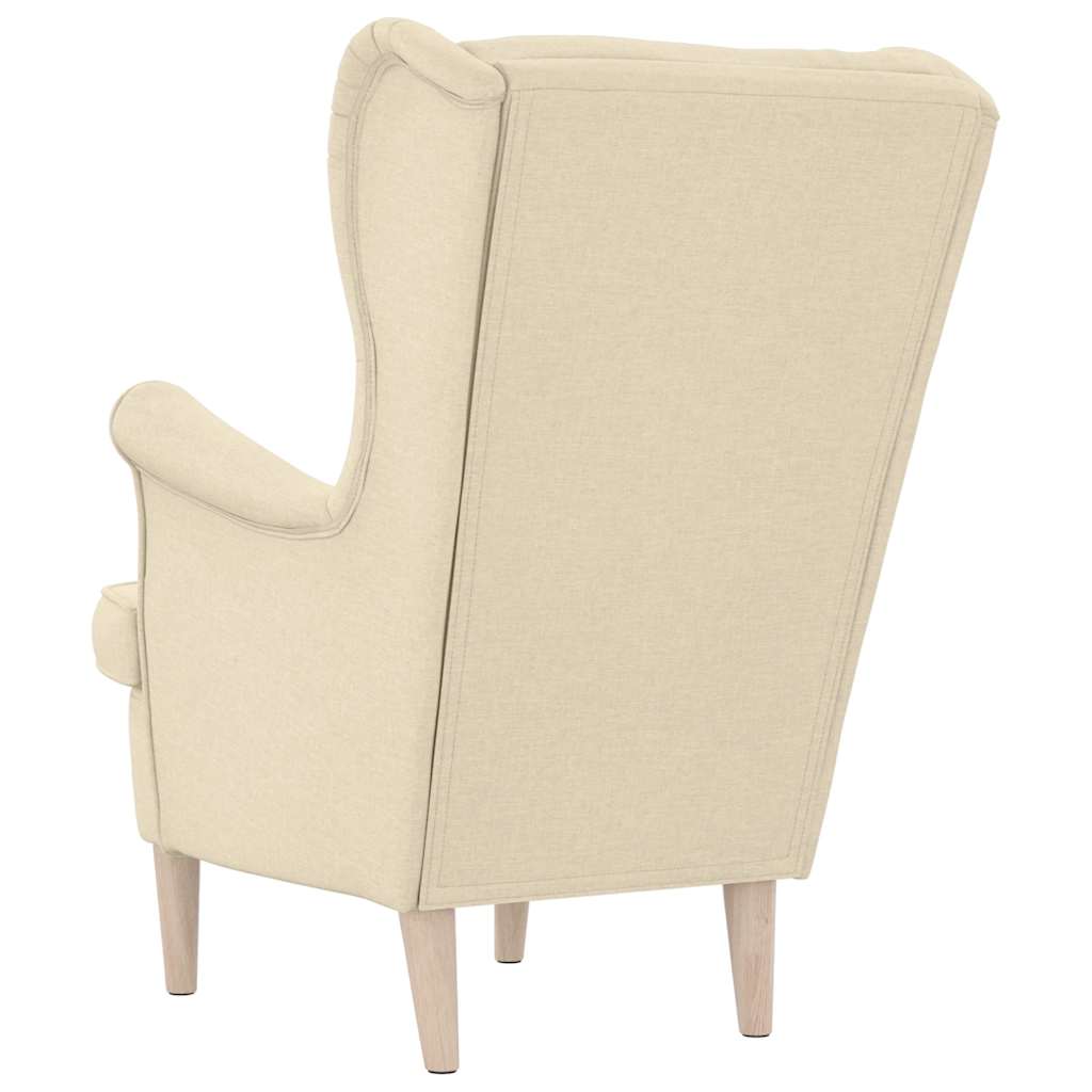 Poltrona Crema 74x84x100 cm in Tessuto