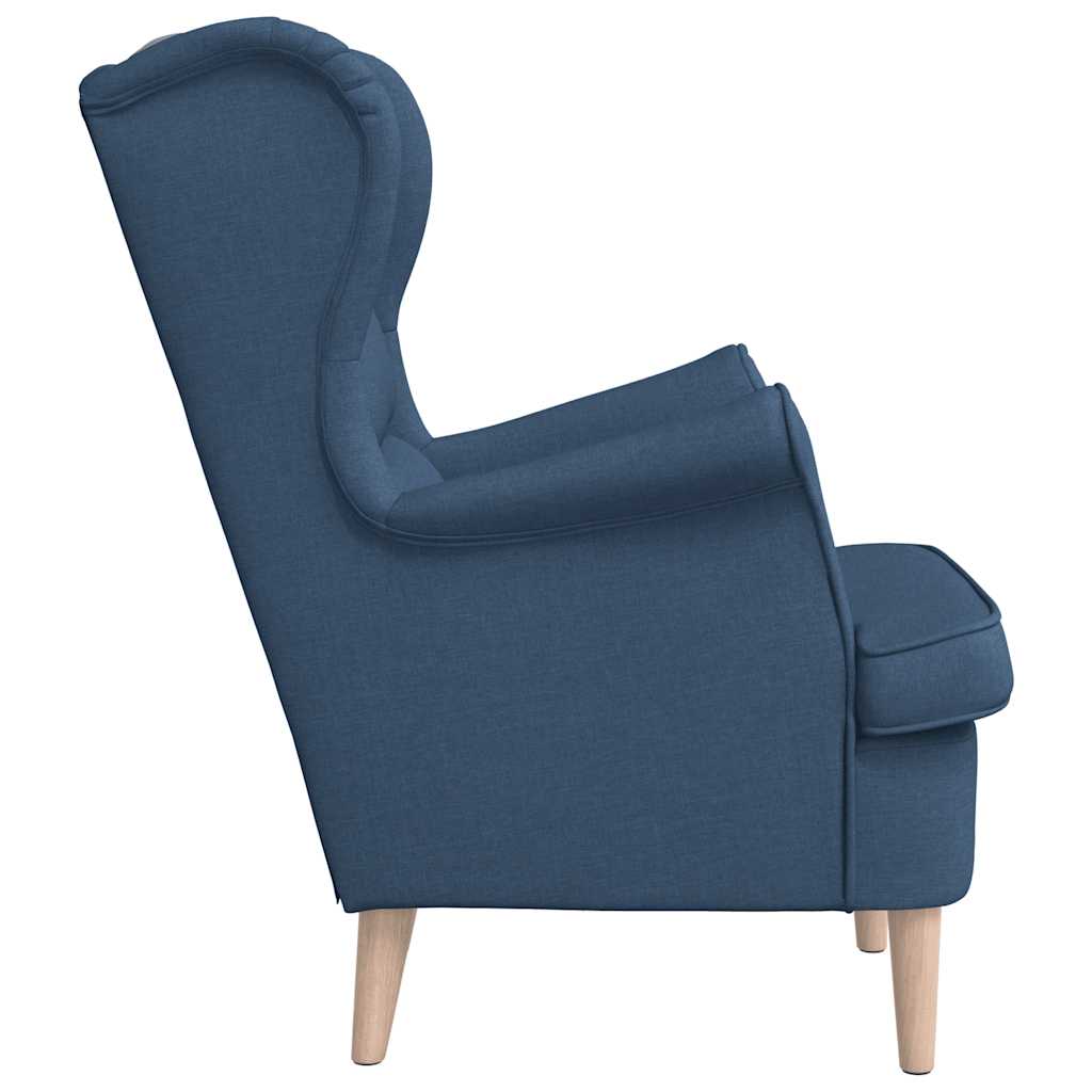 Poltrona Blu 74x84x100 cm in Tessuto