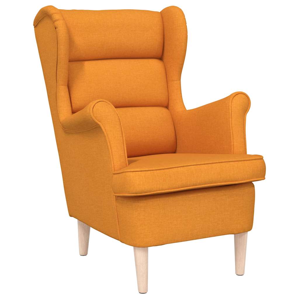 Poltrona Giallo Scuro 74x84x100 cm in Tessuto