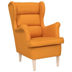 Poltrona Giallo Scuro 74x84x100 cm in Tessuto