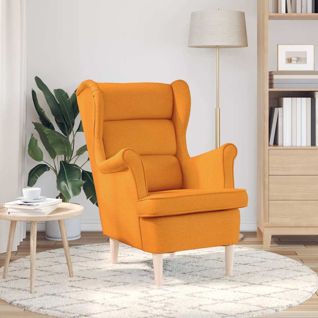 Poltrona Giallo Scuro 74x84x100 cm in Tessuto