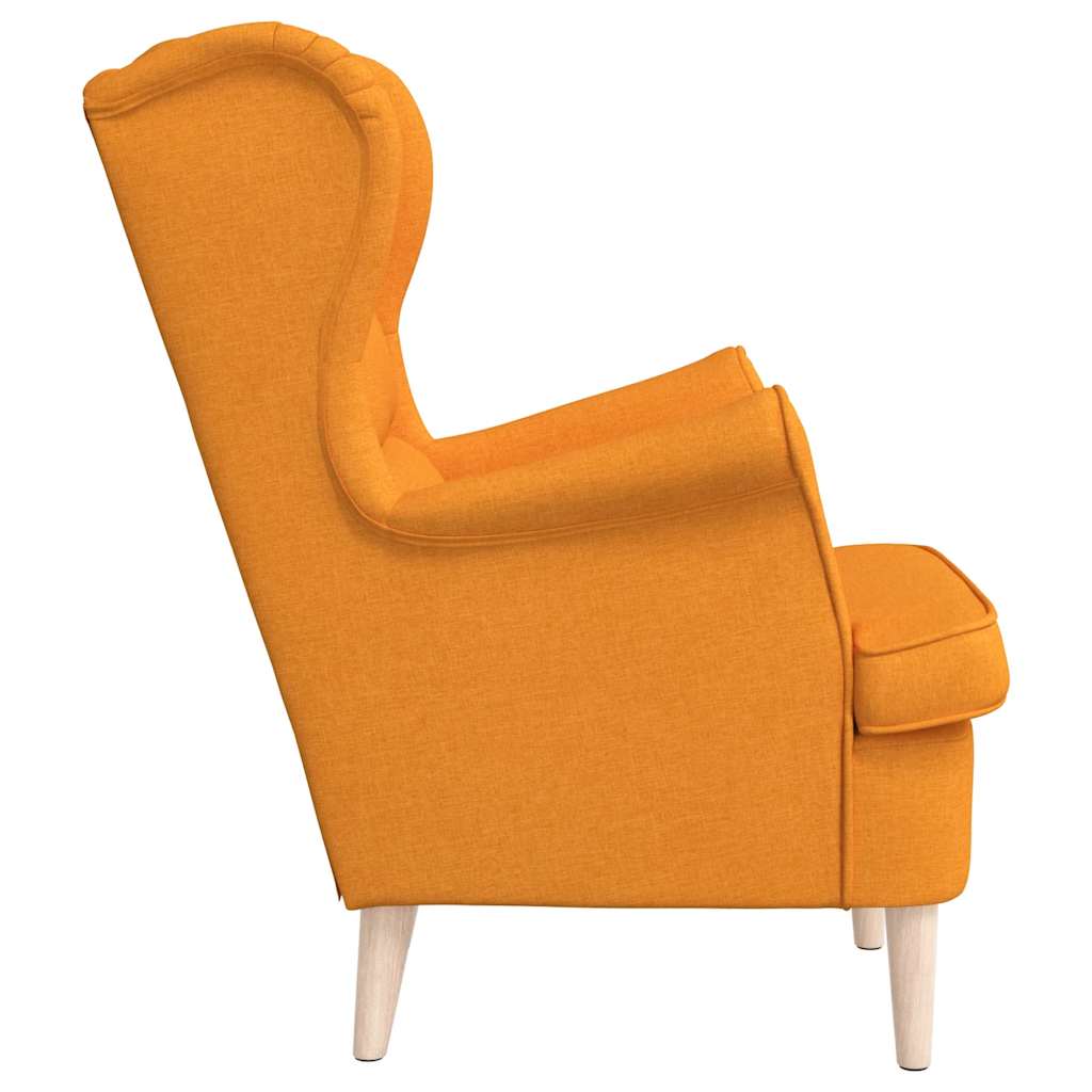 Poltrona Giallo Scuro 74x84x100 cm in Tessuto