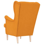 Poltrona Giallo Scuro 74x84x100 cm in Tessuto