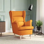 Poltrona Giallo Scuro 74x84x100 cm in Tessuto