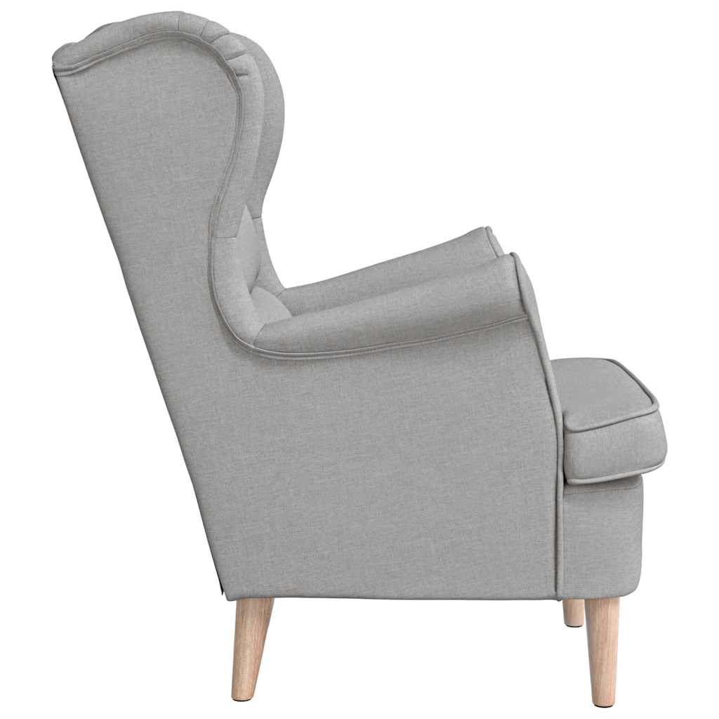Poltrona Nuvola Grigia 74x84x100 cm in Tessuto