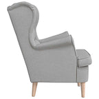 Poltrona Nuvola Grigia 74x84x100 cm in Tessuto