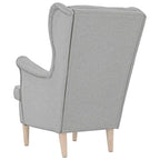 Poltrona Nuvola Grigia 74x84x100 cm in Tessuto