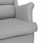 Poltrona Nuvola Grigia 74x84x100 cm in Tessuto
