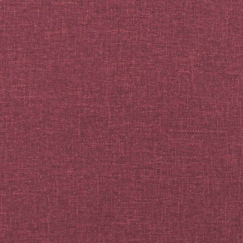 Sedia a Dondolo Rosso Vino 74x90x102 cm in Tessuto
