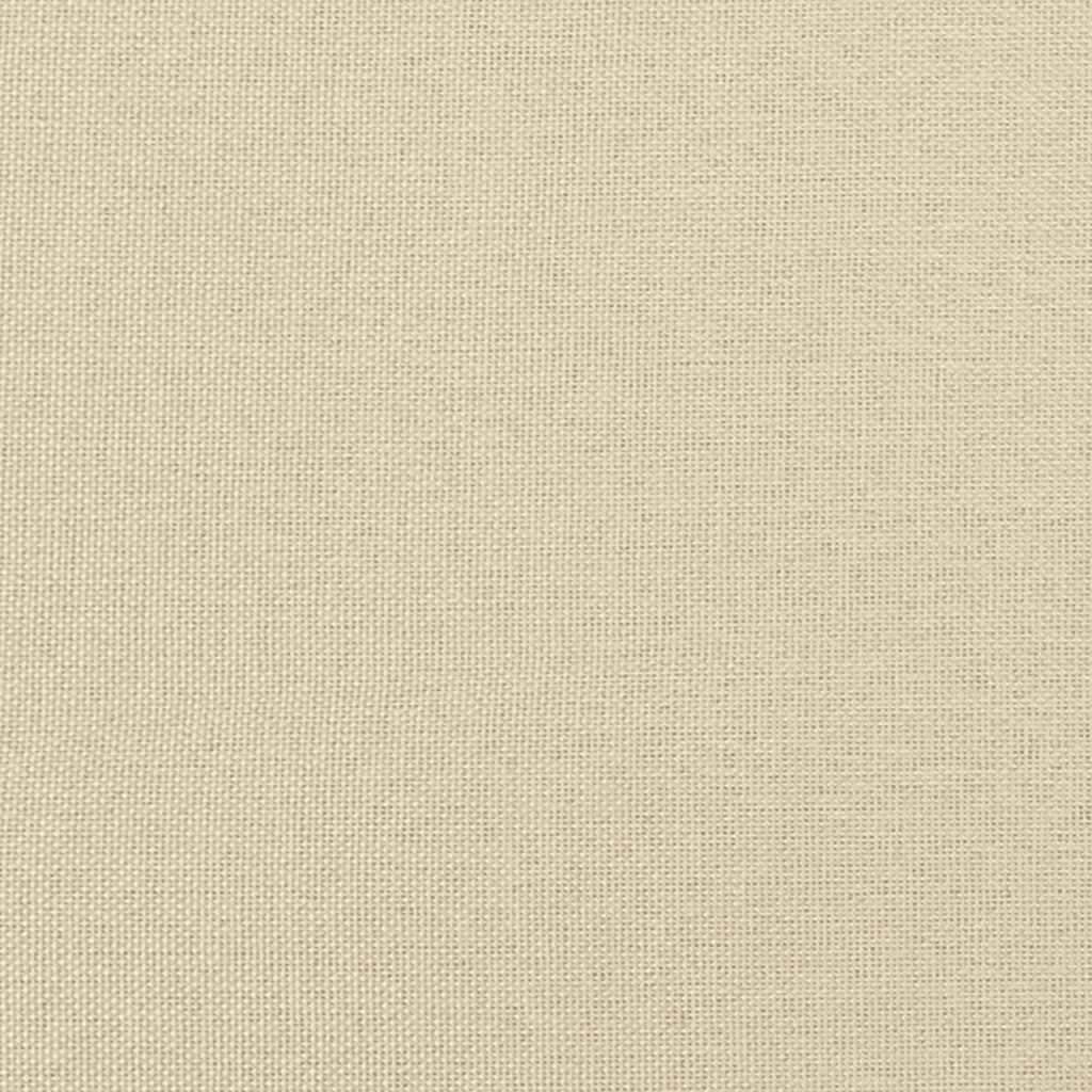 Sedia a Dondolo Crema 74x90x102 cm in Tessuto