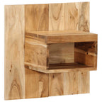 Comodino 50x27x50 cm in Legno Massello di Acacia