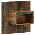 Comodino Multicolore 50x27x50 cm in Legno Massello Recupero