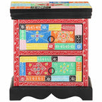 Armadio da Notte con cassetto Multicolore 40 x 35 x 45 cm