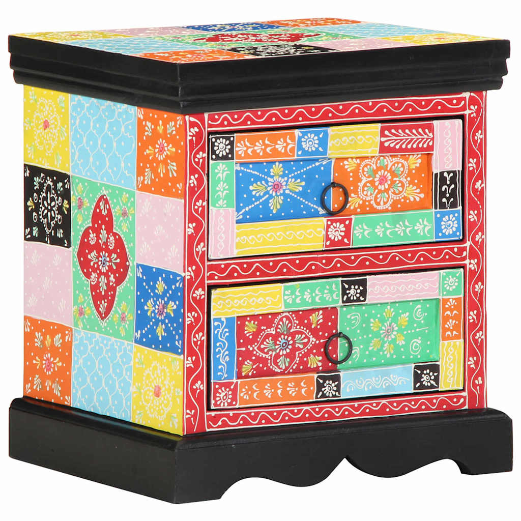 Armadio da Notte con cassetto 2 pcs Multicolore 40 x 35 x 45 cm