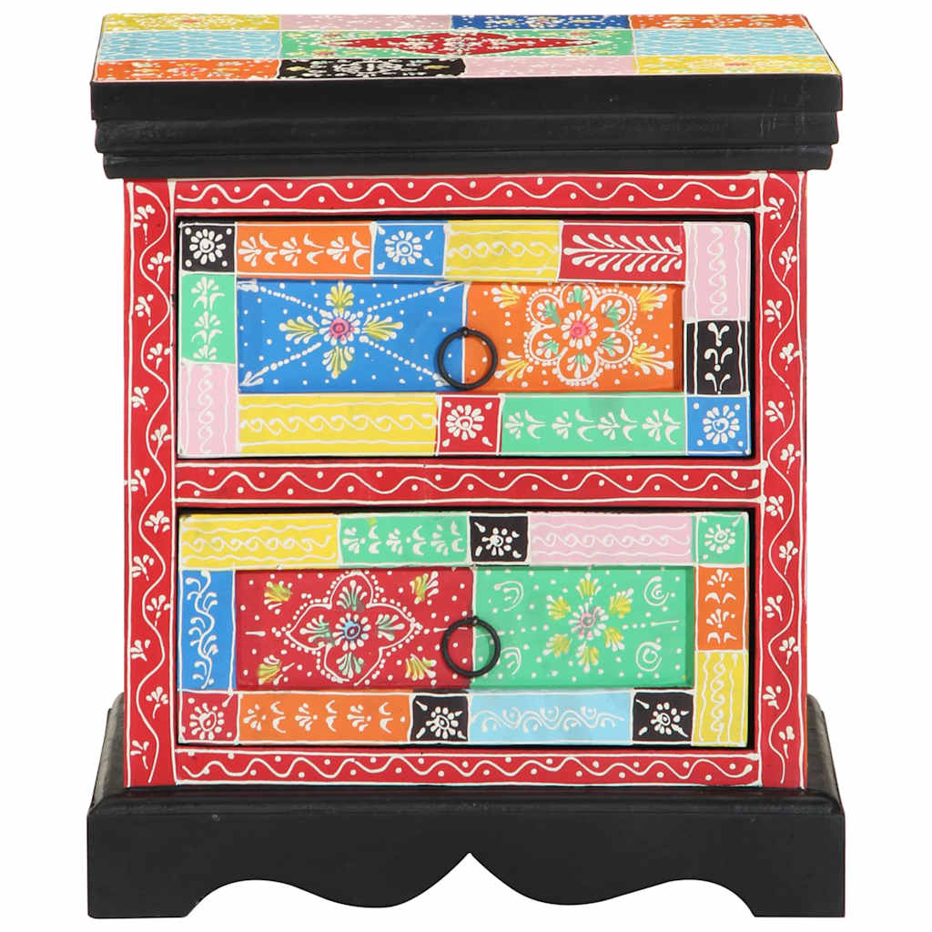 Armadio da Notte con cassetto 2 pcs Multicolore 40 x 35 x 45 cm