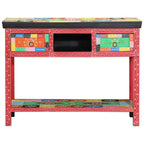 Tavolo consolle con cassetto Multicolore 100 x 30 x 77 cm