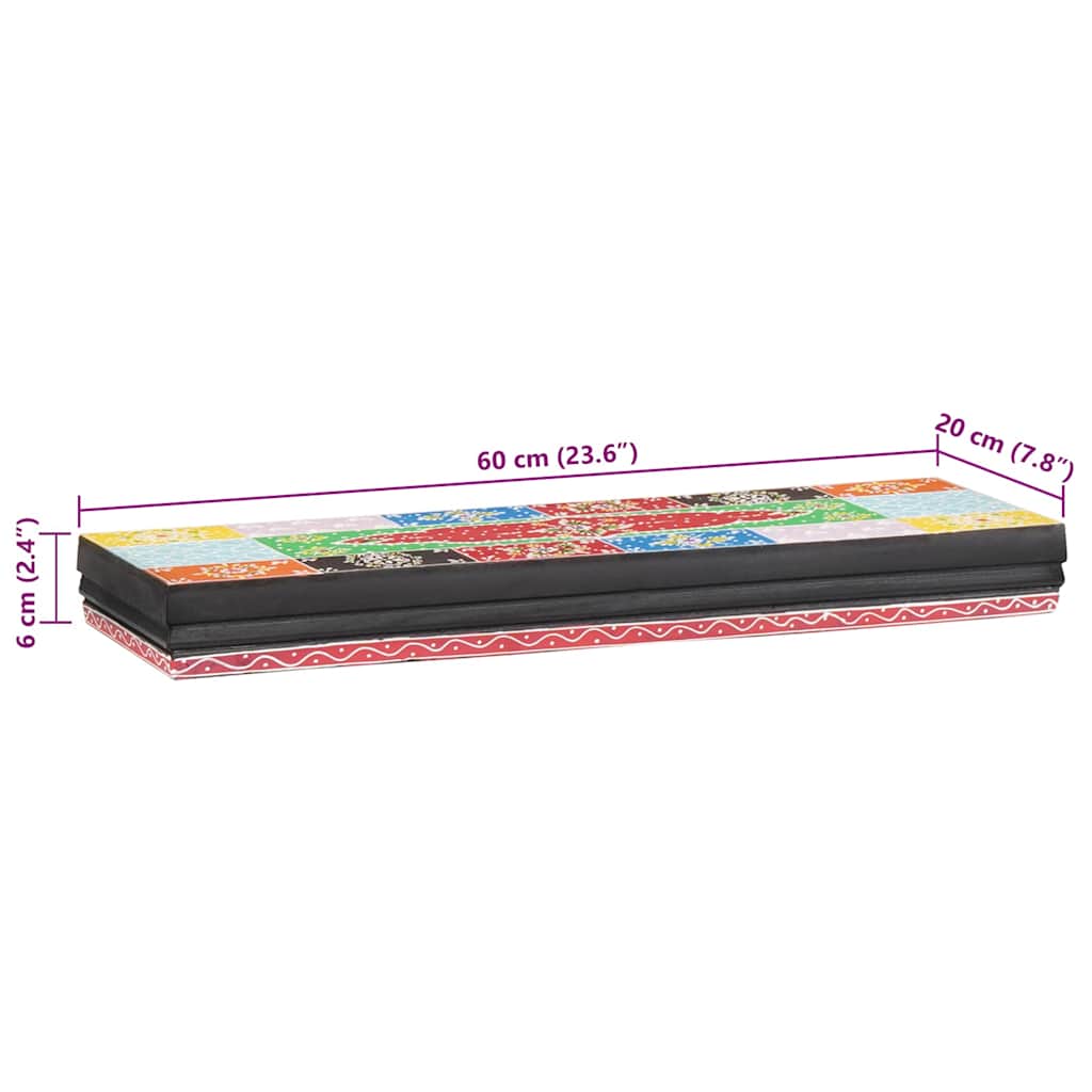 Scaffali da parete Multicolore 60 x 20 x 6 cm