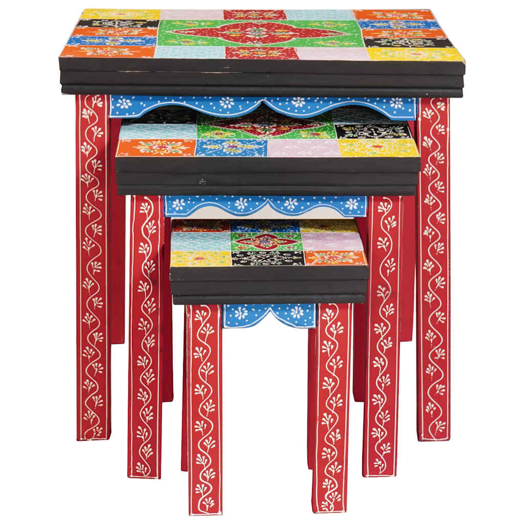 Tavolo quadrato 3 pcs Multicolore
