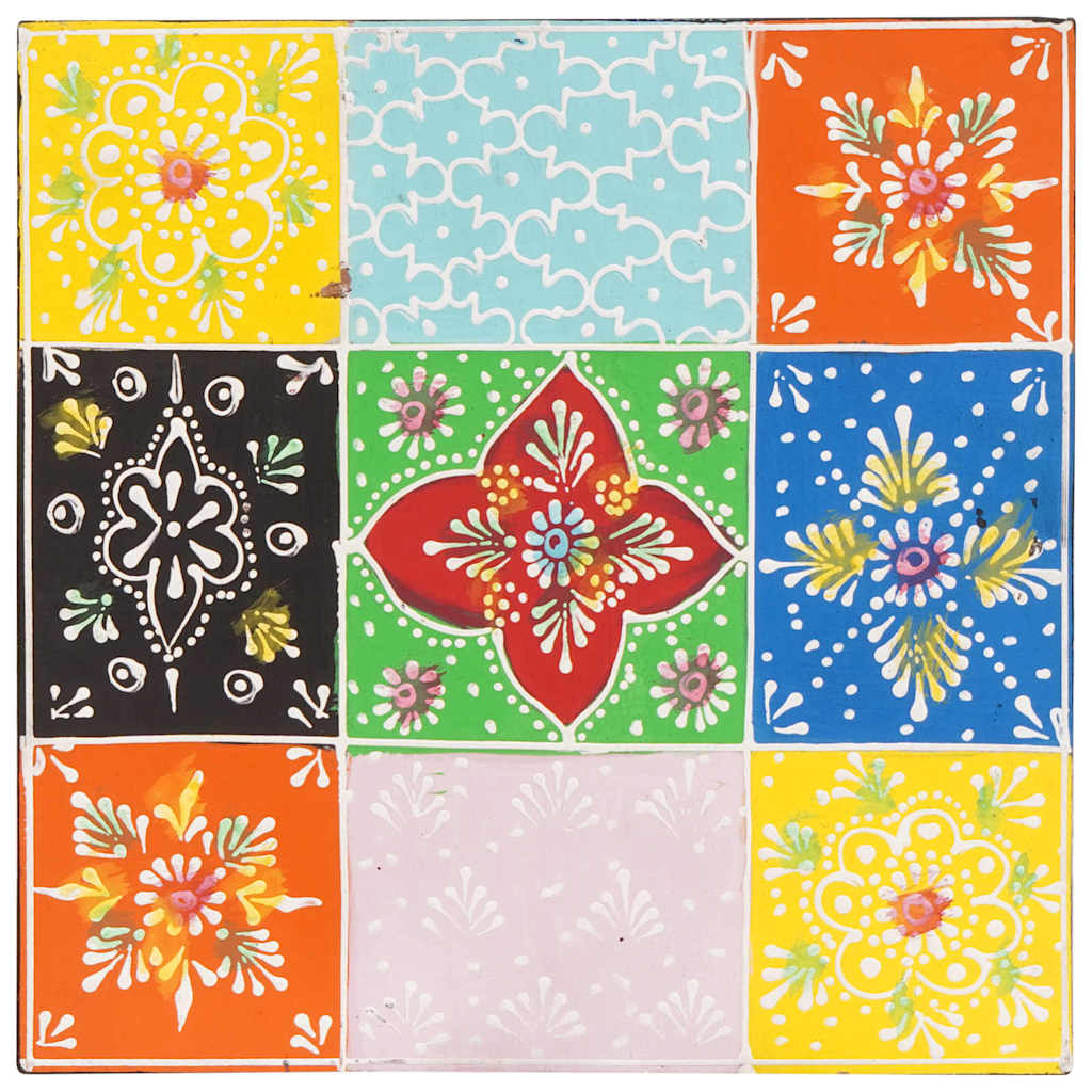 Tavolo quadrato 3 pcs Multicolore