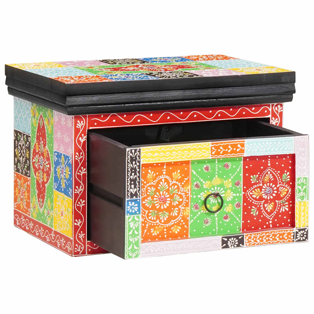 Armadio da Notte con cassetto Multicolore 40 x 30 x 28 cm