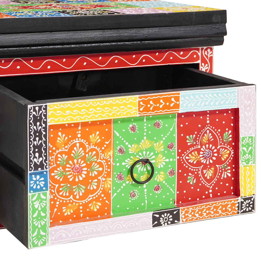 Armadio da Notte con cassetto 2 pcs Multicolore 40 x 30 x 28 cm