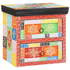 Armadio da Notte con cassetto Multicolore 40 x 30 x 40 cm