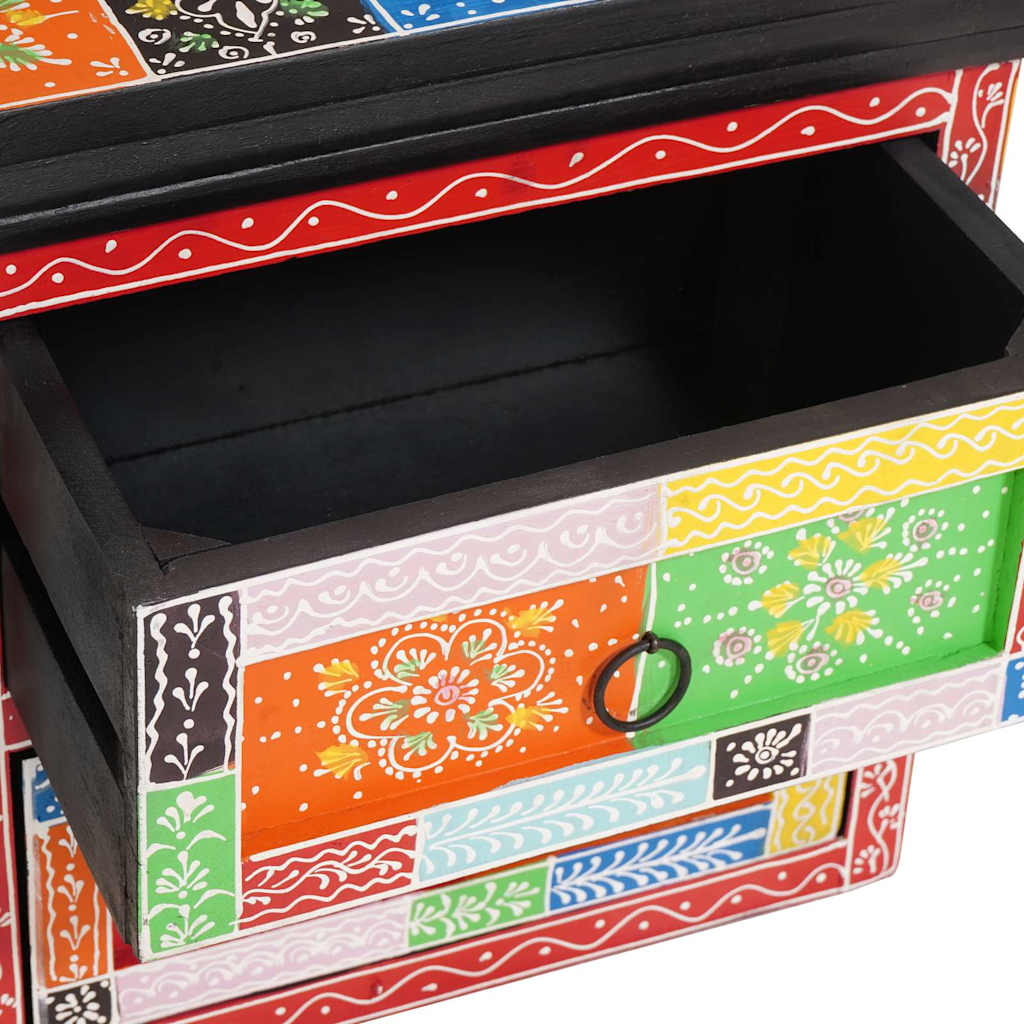 Armadio da Notte con cassetto 2 pcs Multicolore 40 x 30 x 40 cm