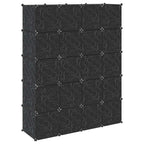Organizzatore Portaoggetti con 20 Cubi e Aste per Appendere PP