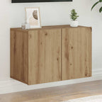 Mobile TV a Parete Rovere Artigianale 60x30x41 cm