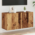 Mobile TV a Parete Legno Antico 80x30x41 cm