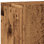 Mobili TV a Parete 2pz Legno Antico 80x30x41 cm