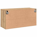 Mobile TV a Parete Rovere Artigianale 80x30x41 cm