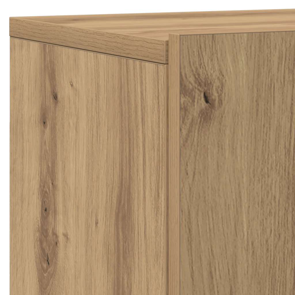 Mobile TV a Parete Rovere Artigianale 80x30x41 cm