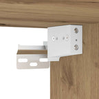 Mobile TV a Parete Rovere Artigianale 80x30x41 cm