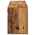 Mobile TV a Parete Legno Antico 100x30x41 cm