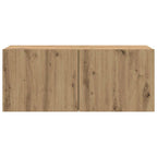 Mobile TV a Parete Rovere Artigianale 100x30x41 cm
