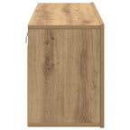 Mobile TV a Parete Rovere Artigianale 100x30x41 cm