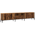 Mobile TV con Cassetto Legno Antico 200x25x44 cm in Truciolato