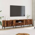 Mobile TV con Cassetto Legno Antico 200x25x44 cm in Truciolato