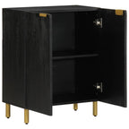 Credenza Nera 60x33x75 cm in Legno Multistrato