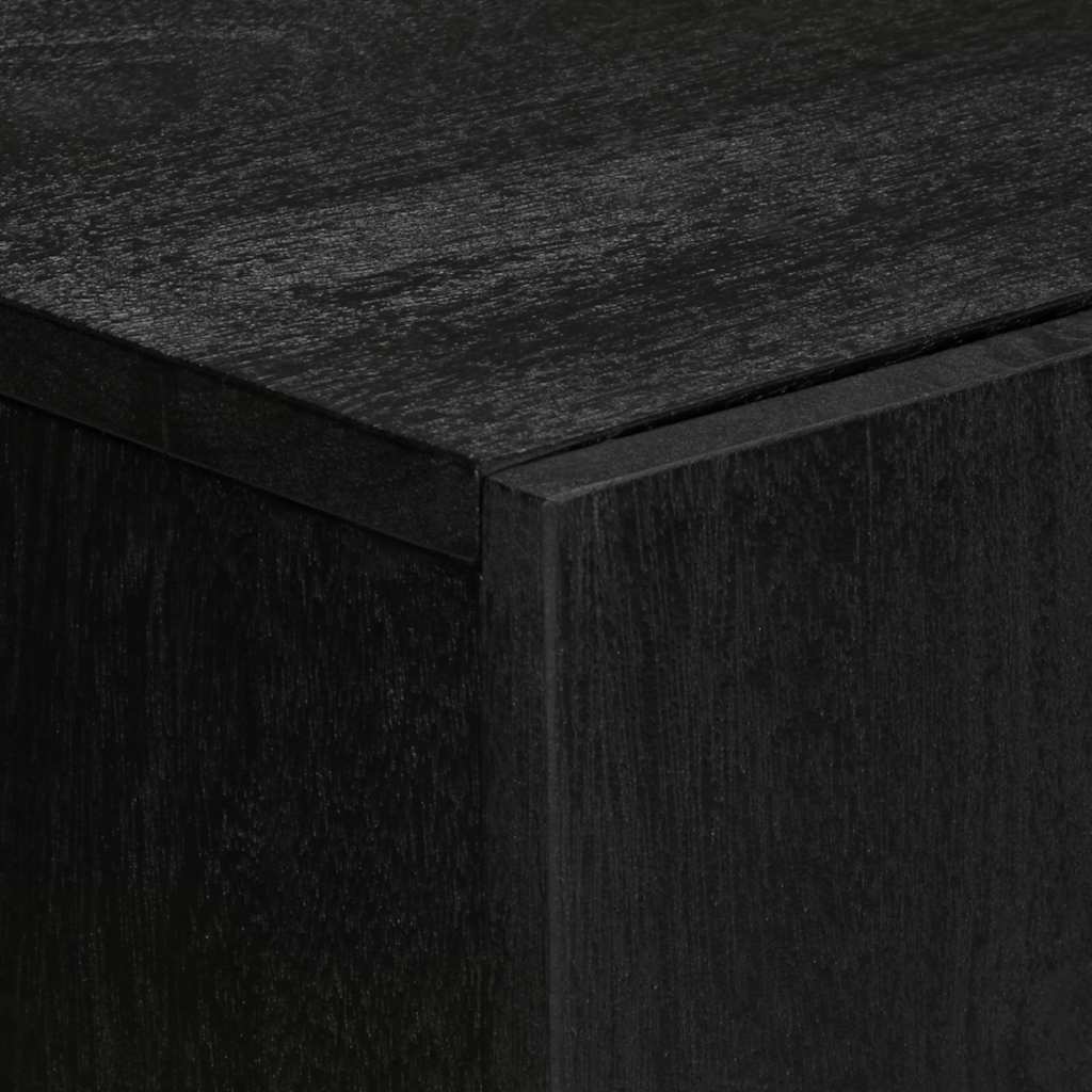 Credenza Nera 60x33x75 cm in Legno Multistrato