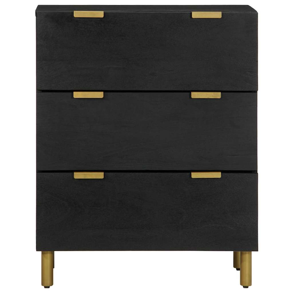 Credenza Nera 60x33x75 cm in Legno Multistrato