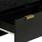 Credenza Nera 60x33x75 cm in Legno Multistrato
